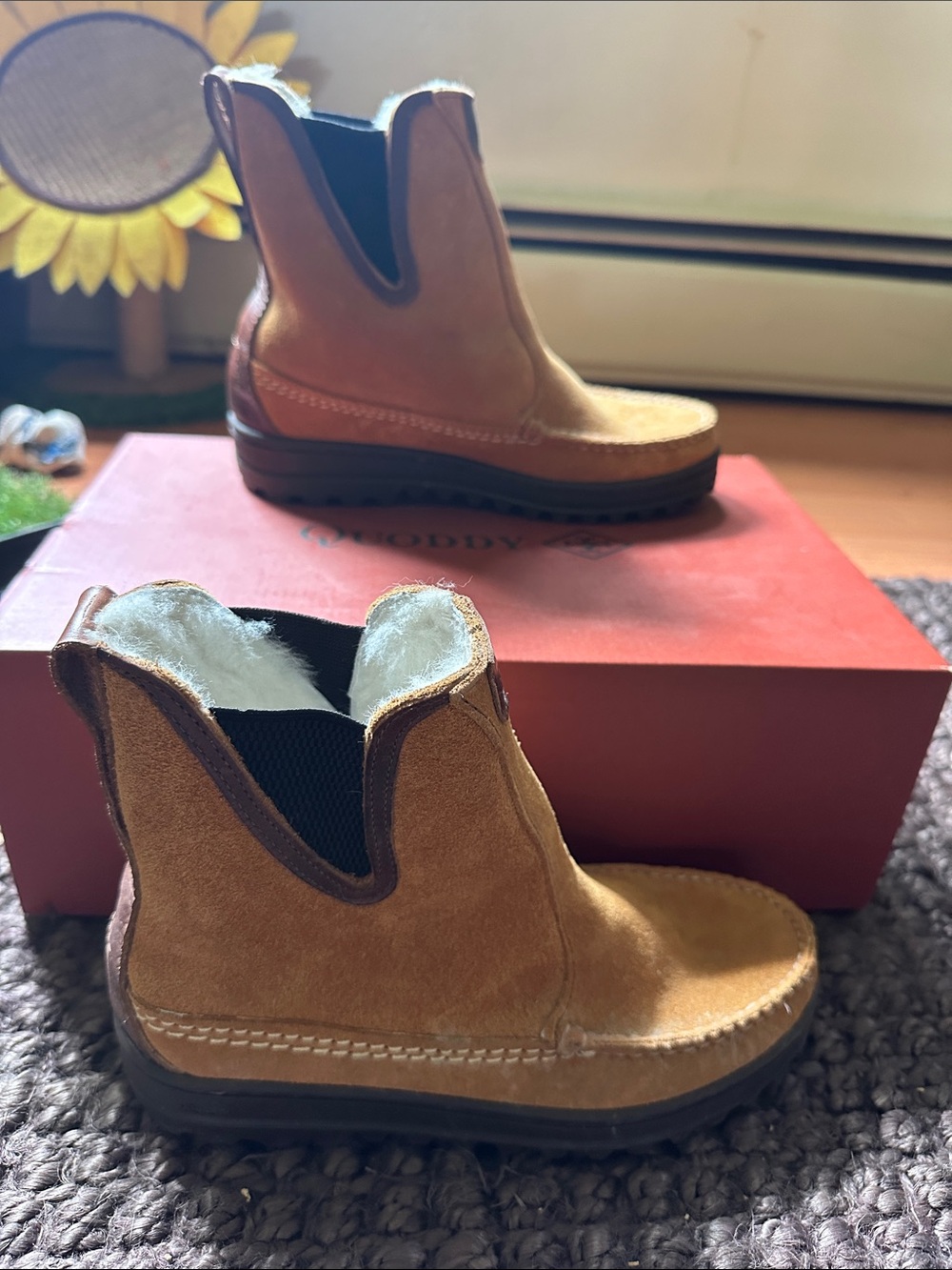 Quoddy Barn Boot -Toast Sueds/City Sole